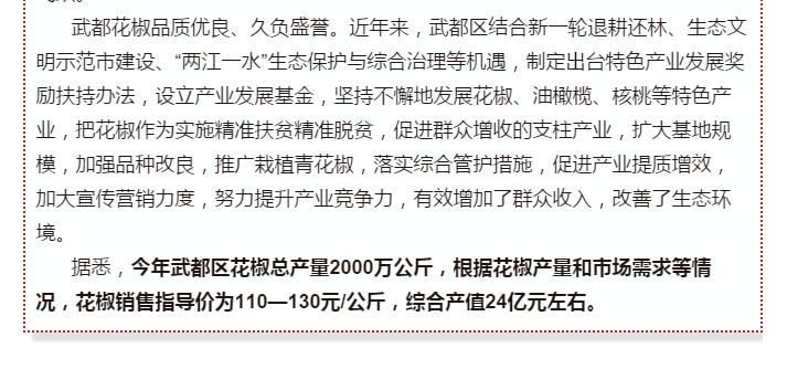 5.28億！一場盛會，武都花椒“火”了