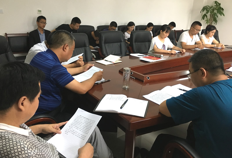 貫徹會議精神 做好金融工作  -------市龍江城鄉發展集團公司學習貫徹全市金融工作會議精神