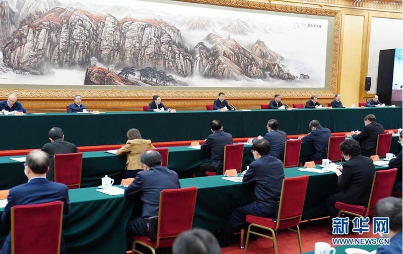 習近平在決戰決勝脫貧攻堅座談會上強調 堅決克服新冠肺炎疫情影響 堅決奪取脫貧攻堅戰全面勝利