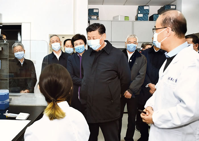 習近平：為打贏疫情防控阻擊戰提供強大科技支撐